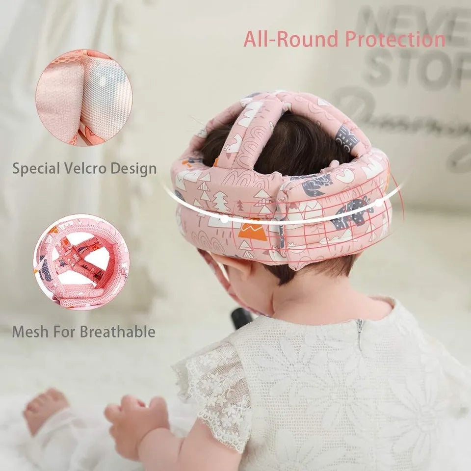 Baby anti fall safety helmet