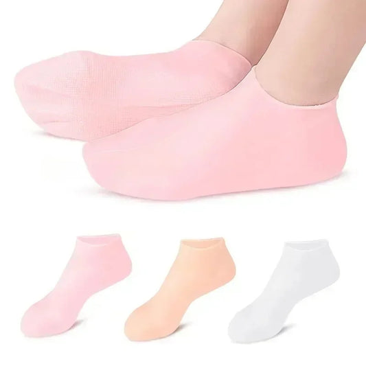 Silicon full shape moisturising socks