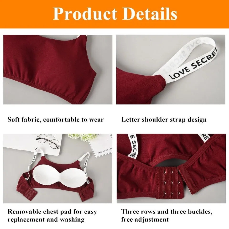 2 pcs love secret removal paded bra