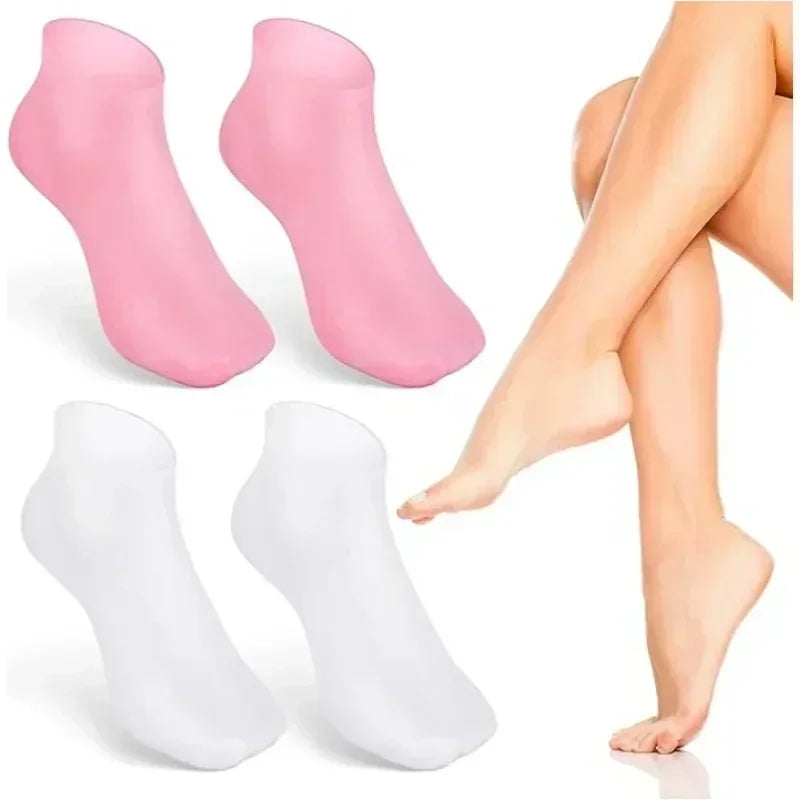 Silicon full shape moisturising socks