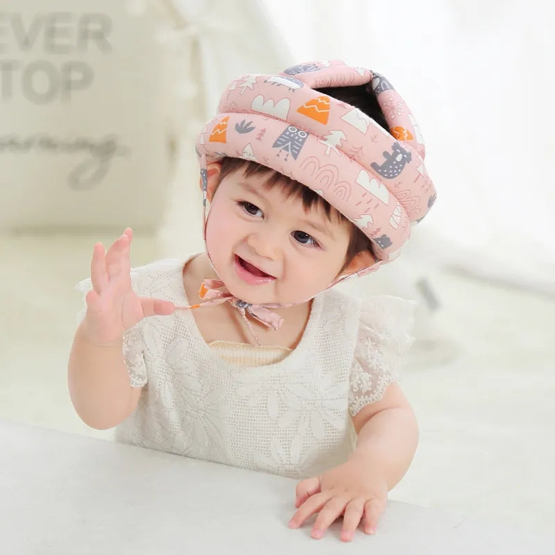 Baby anti fall safety helmet