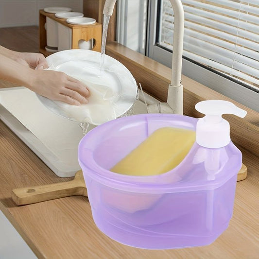 Soap Dispenser And Scrubber Holder