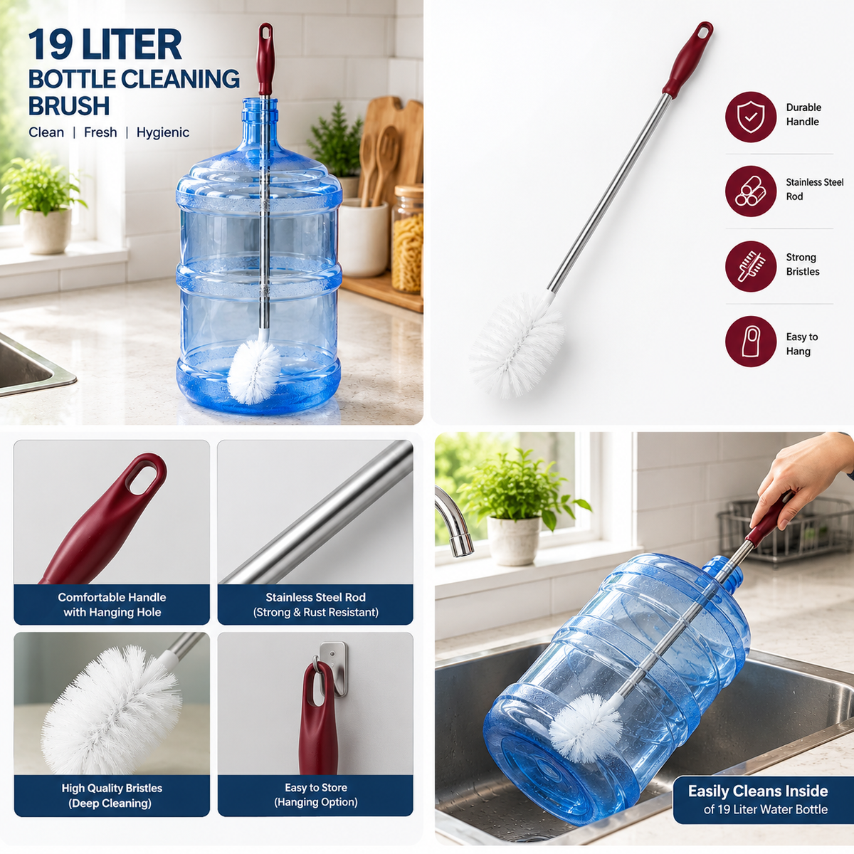 19 Liter Bottle cleaning Brush