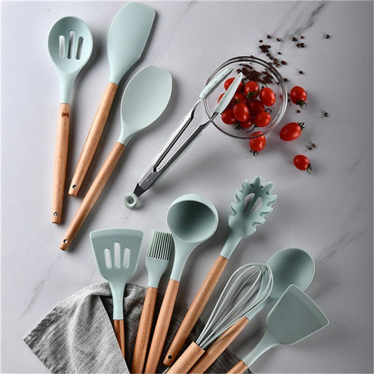 13pcs Kitchen Utensil Set High Quality Silicone Cooking Tools Set