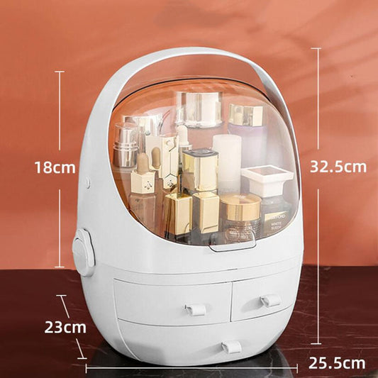 Makeup Organizer Cosmetic Storage Box Jewelry Storage Box Makeup Brush Lipstick Holder Plastic Box Fashion Portable Drawer Type