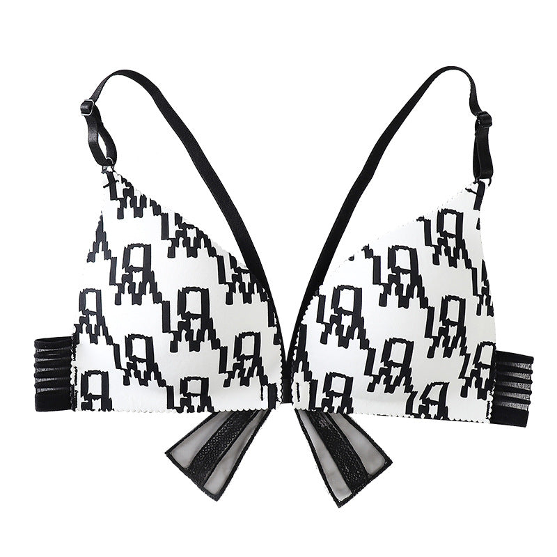 She Zaib Front Open Bow Style Back Padded Bra
Free Size Adjustable