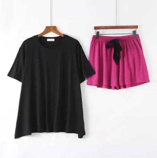 Women summer short and tee wear sey