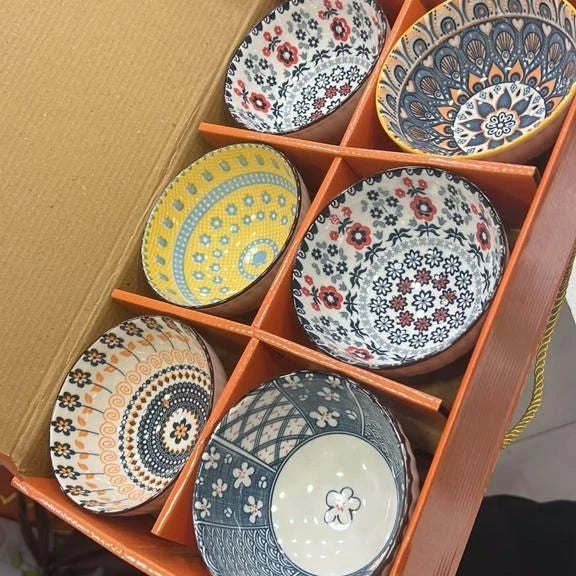 Porcelain Bowl Set (6Pcs)