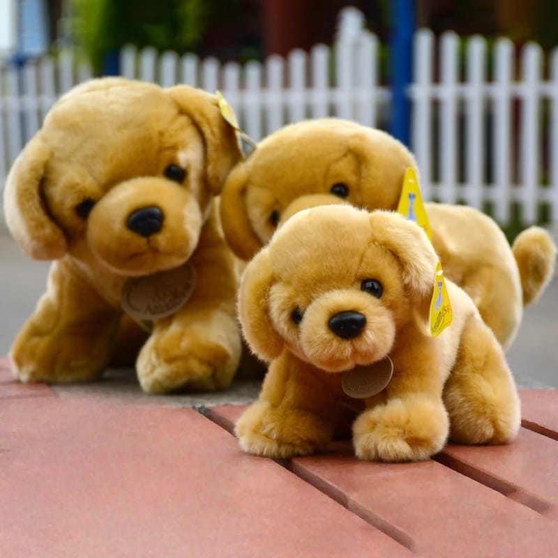 Cute baby plush dog