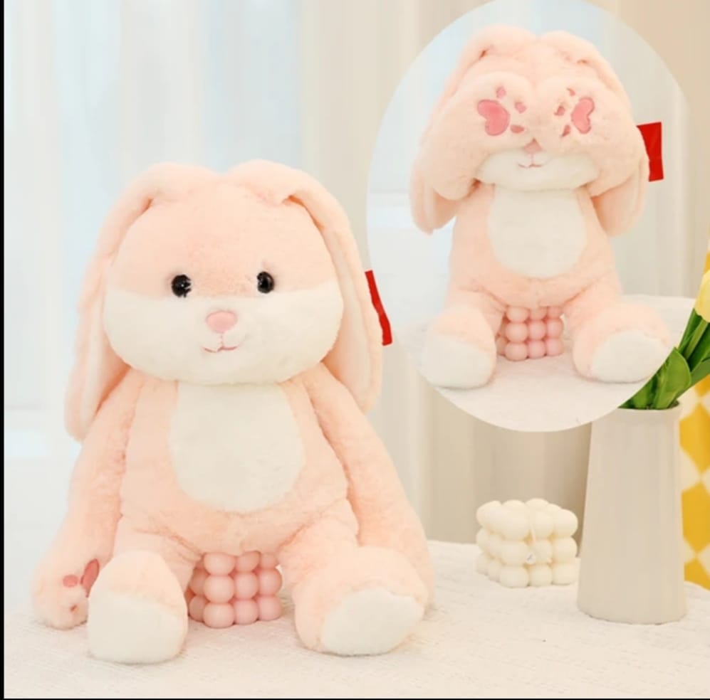 Cute Kids playing cartoon characters plush toy