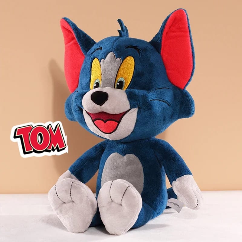 Tom and jerry plush toy pair