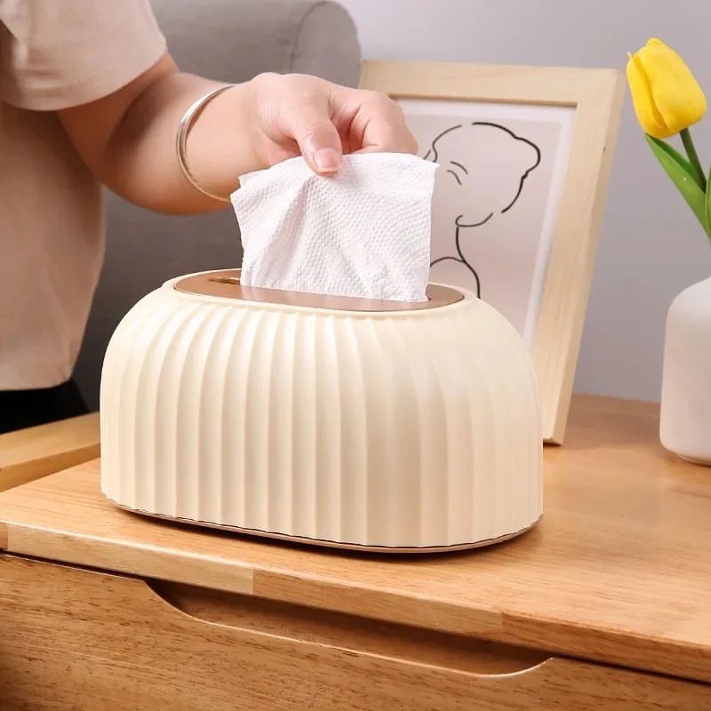 Premium quality desktop tissue box