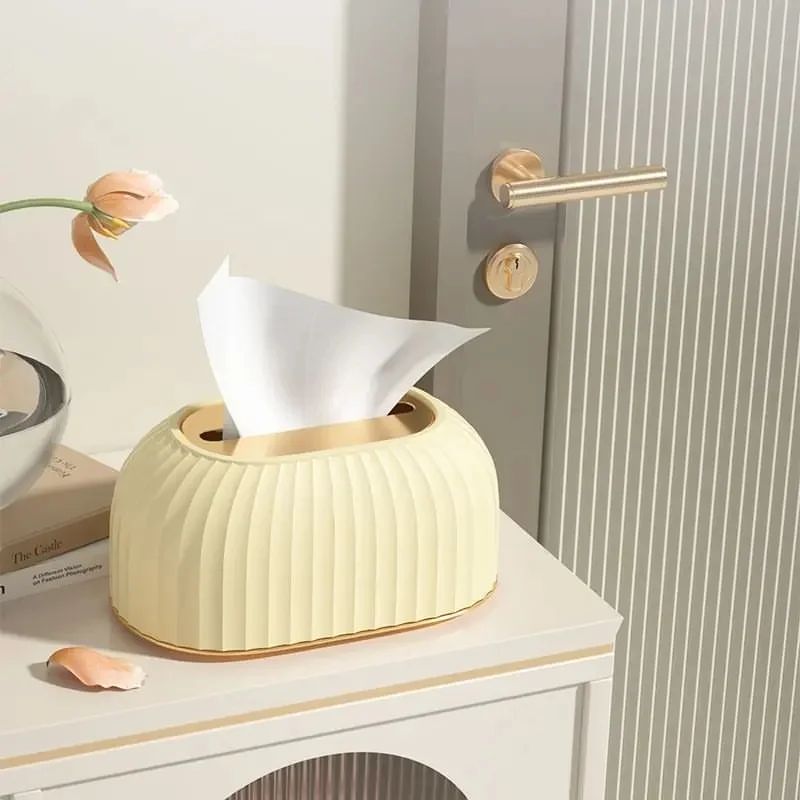 Premium quality desktop tissue box