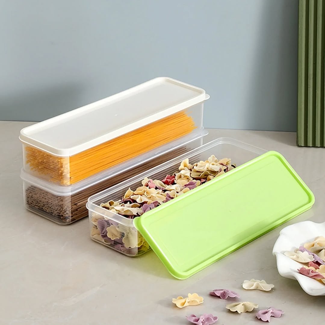 Air seal pasta noodles box air tight refrigerator food container