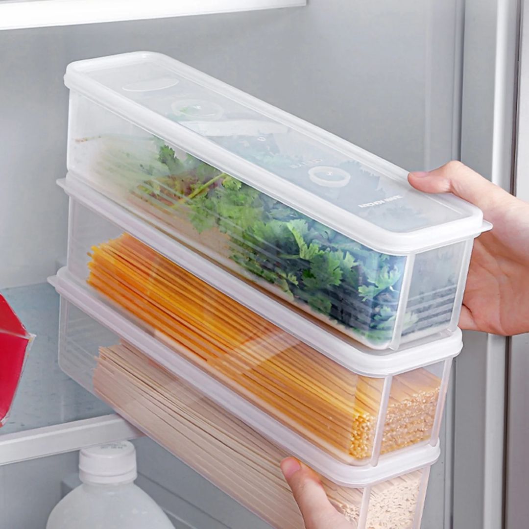 Air seal pasta noodles box air tight refrigerator food container