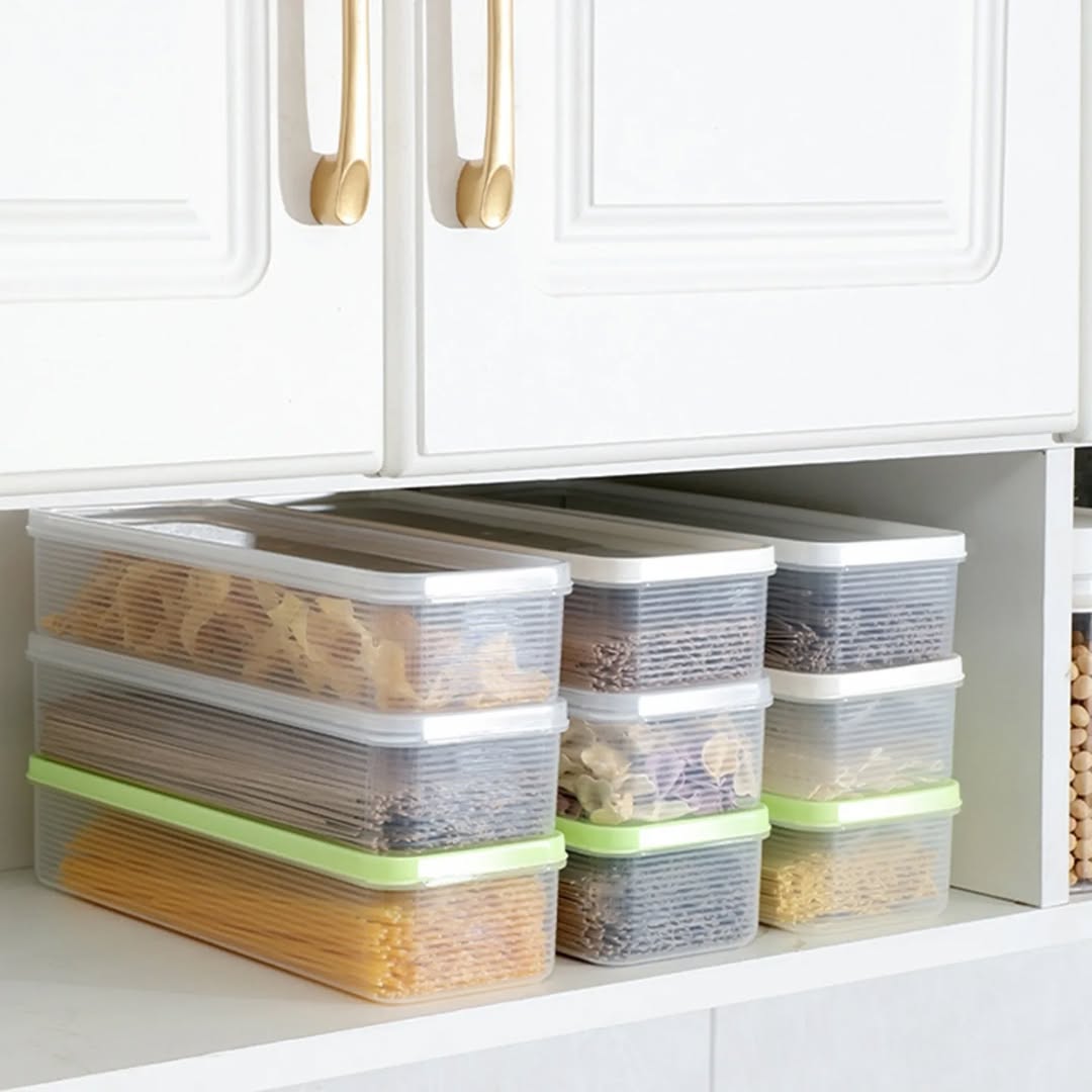 Air seal pasta noodles box air tight refrigerator food container