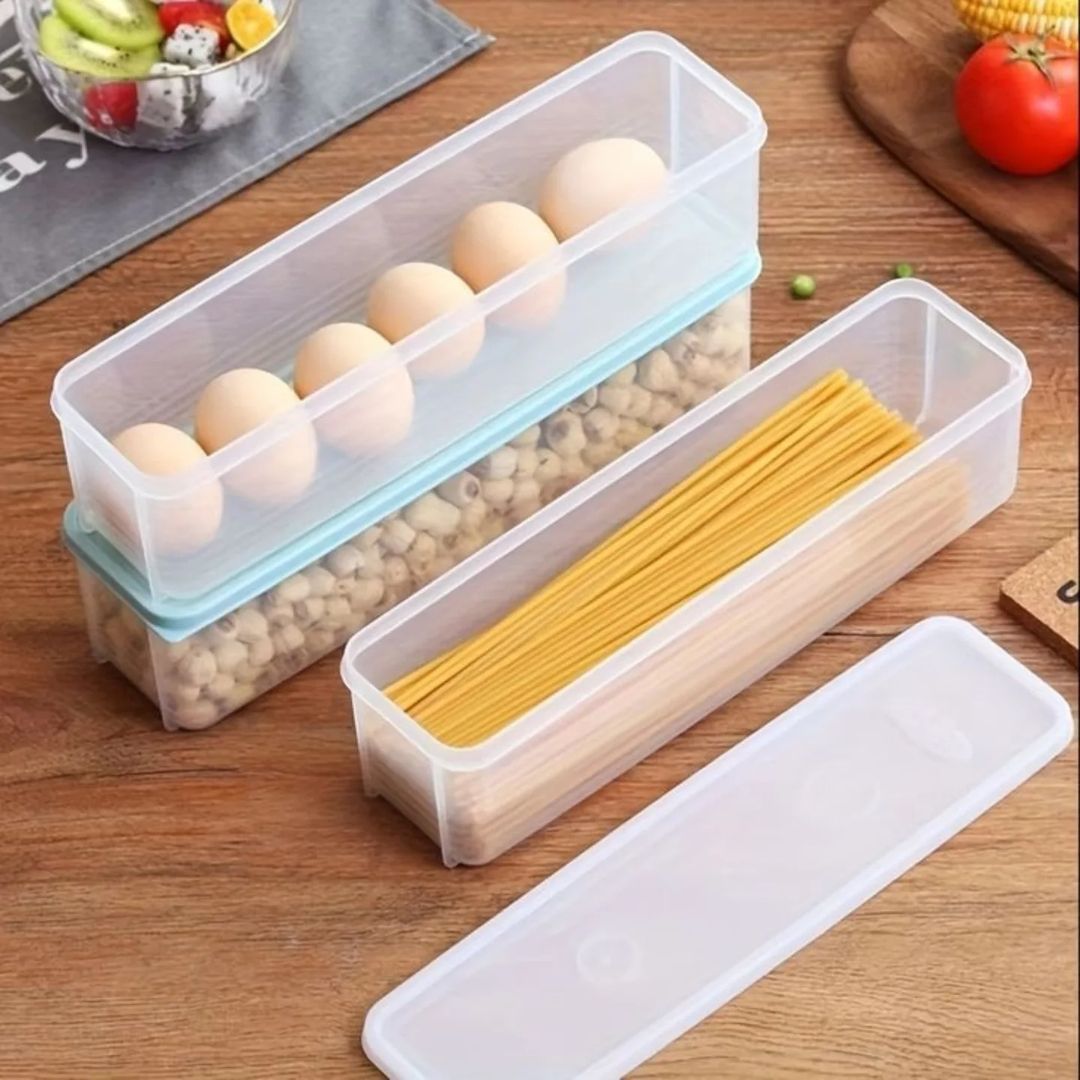 Air seal pasta noodles box air tight refrigerator food container