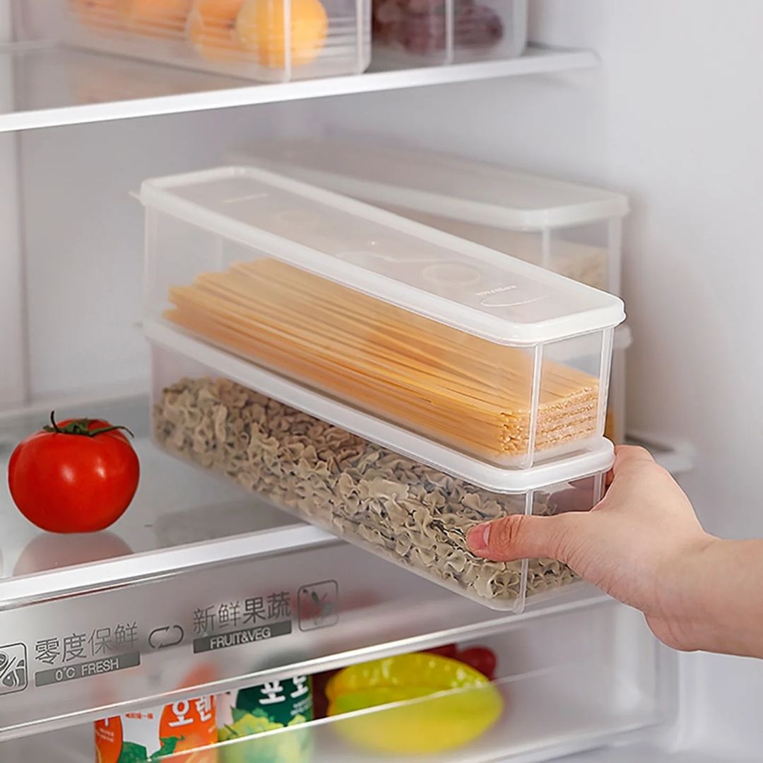 Air seal pasta noodles box air tight refrigerator food container