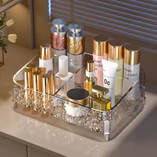Acrylic Glacier Style Makeup Organizer