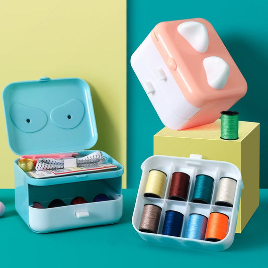 Mini Cute Sewing Kit Organizer Box