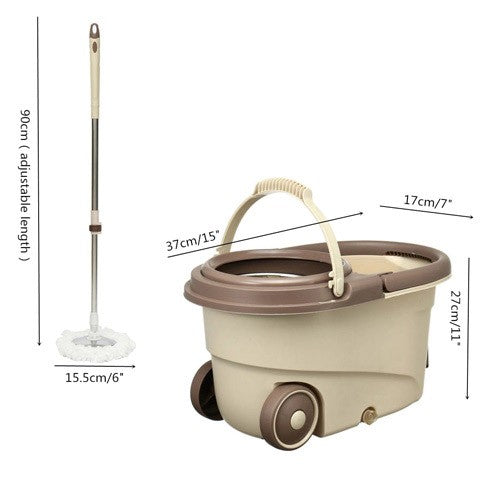 Premium Spin Mop With Bucket