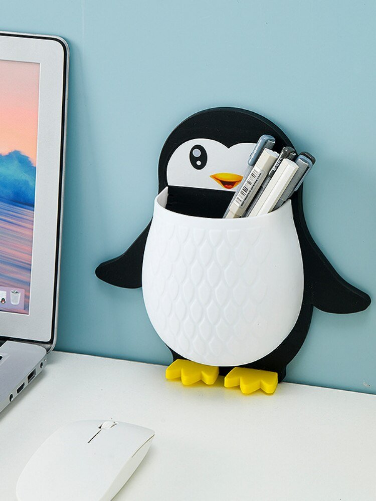 Cute Penguin Storage Holder Wall Mounted
