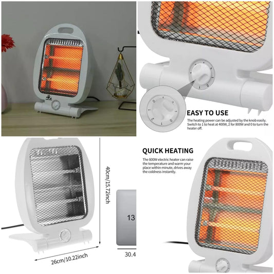 New 800W Adjustable Portable Electric Heaters Home Room  Warmer Hot Winter Electromechanical