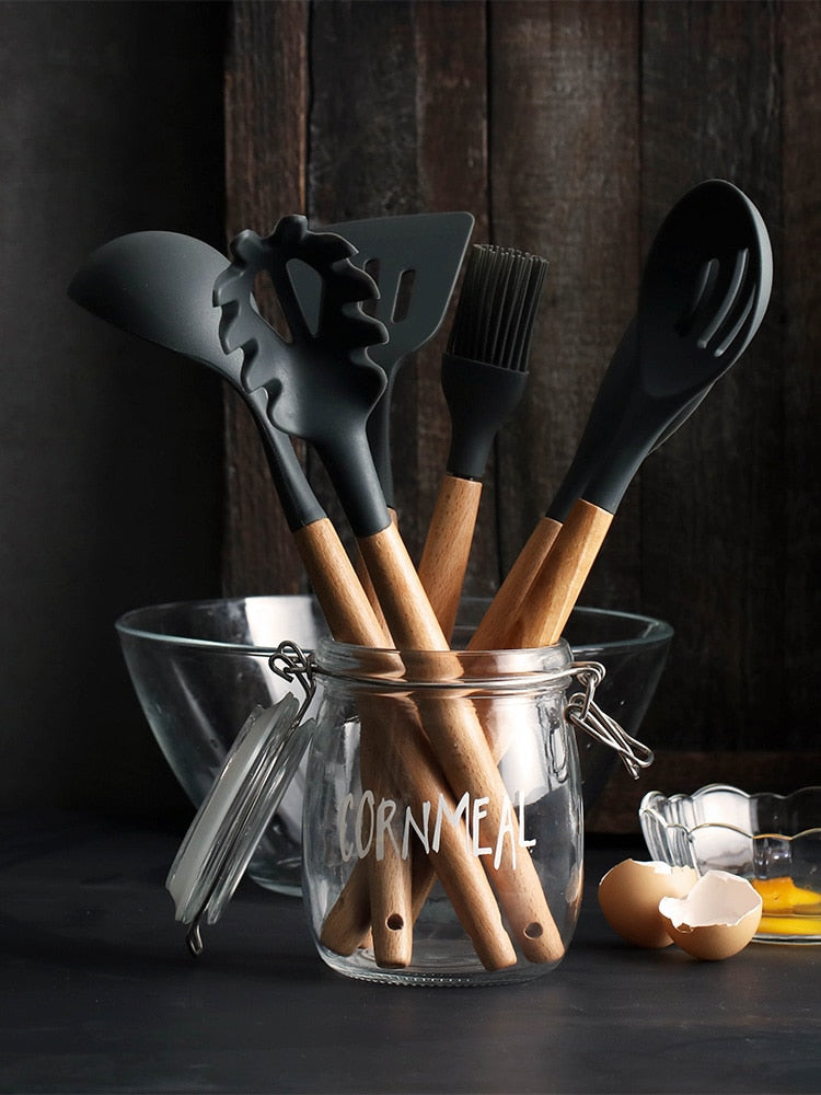 1Pcs/Set Silicone Cooking Utensils kitchen Accessories
