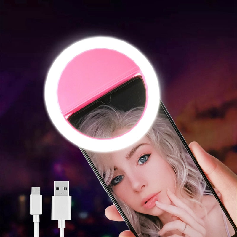 Portable Selfie Flash LED Clip-on Mobile Phone Selfie Light