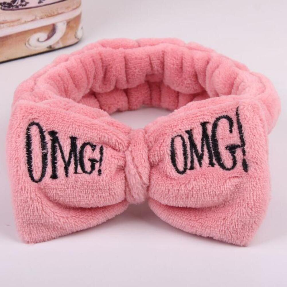 New Arrival Women Head Wrap Soft Coral Fleece Makeup Headband