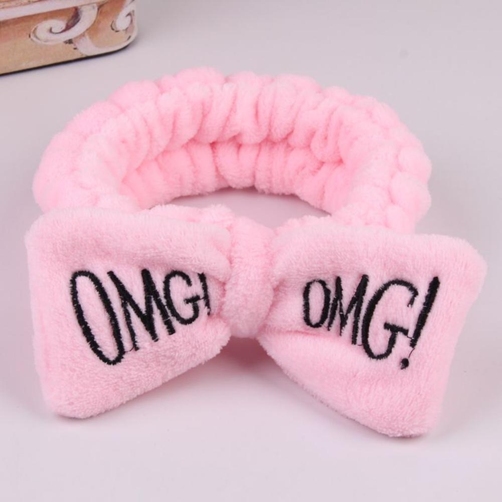 New Arrival Women Head Wrap Soft Coral Fleece Makeup Headband