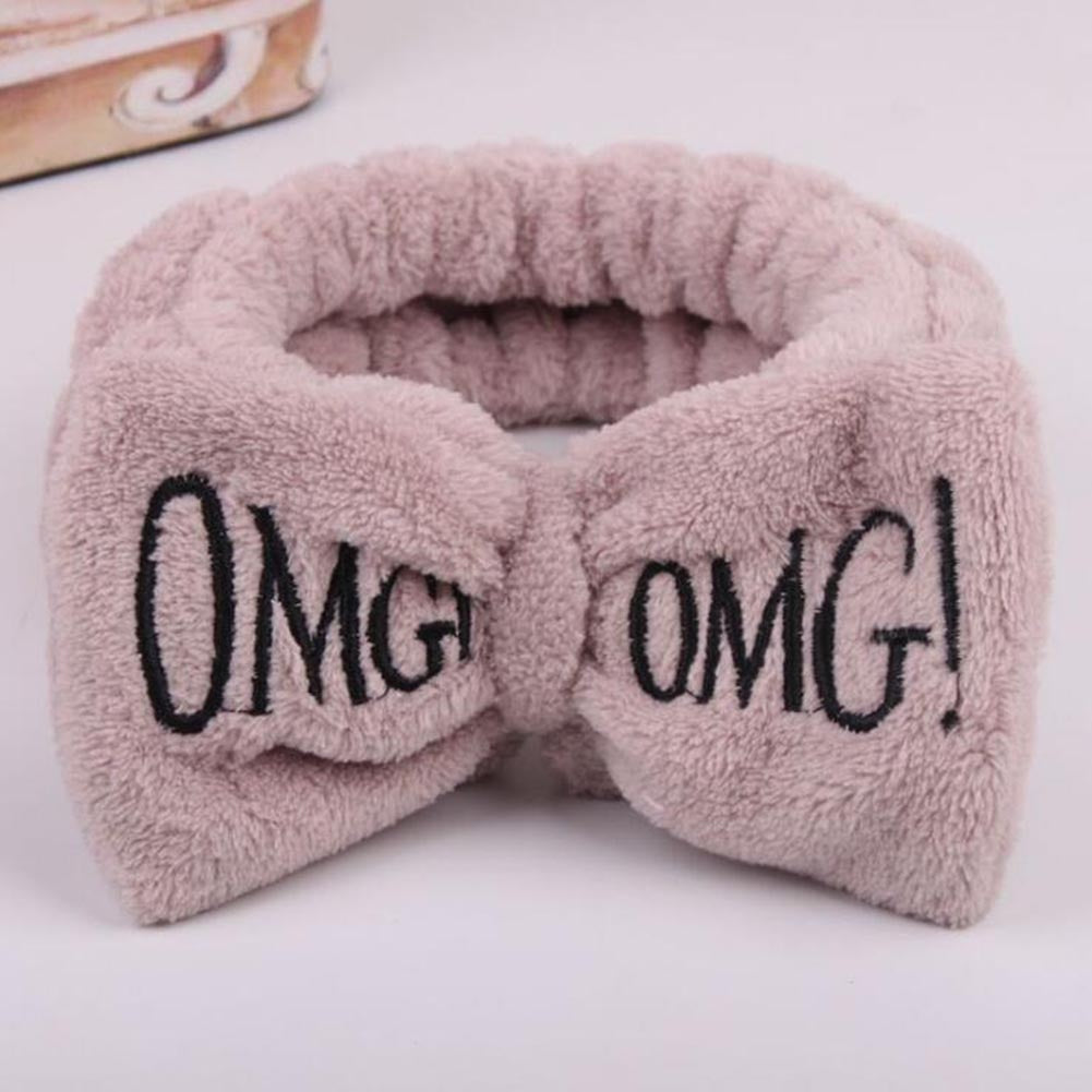 New Arrival Women Head Wrap Soft Coral Fleece Makeup Headband