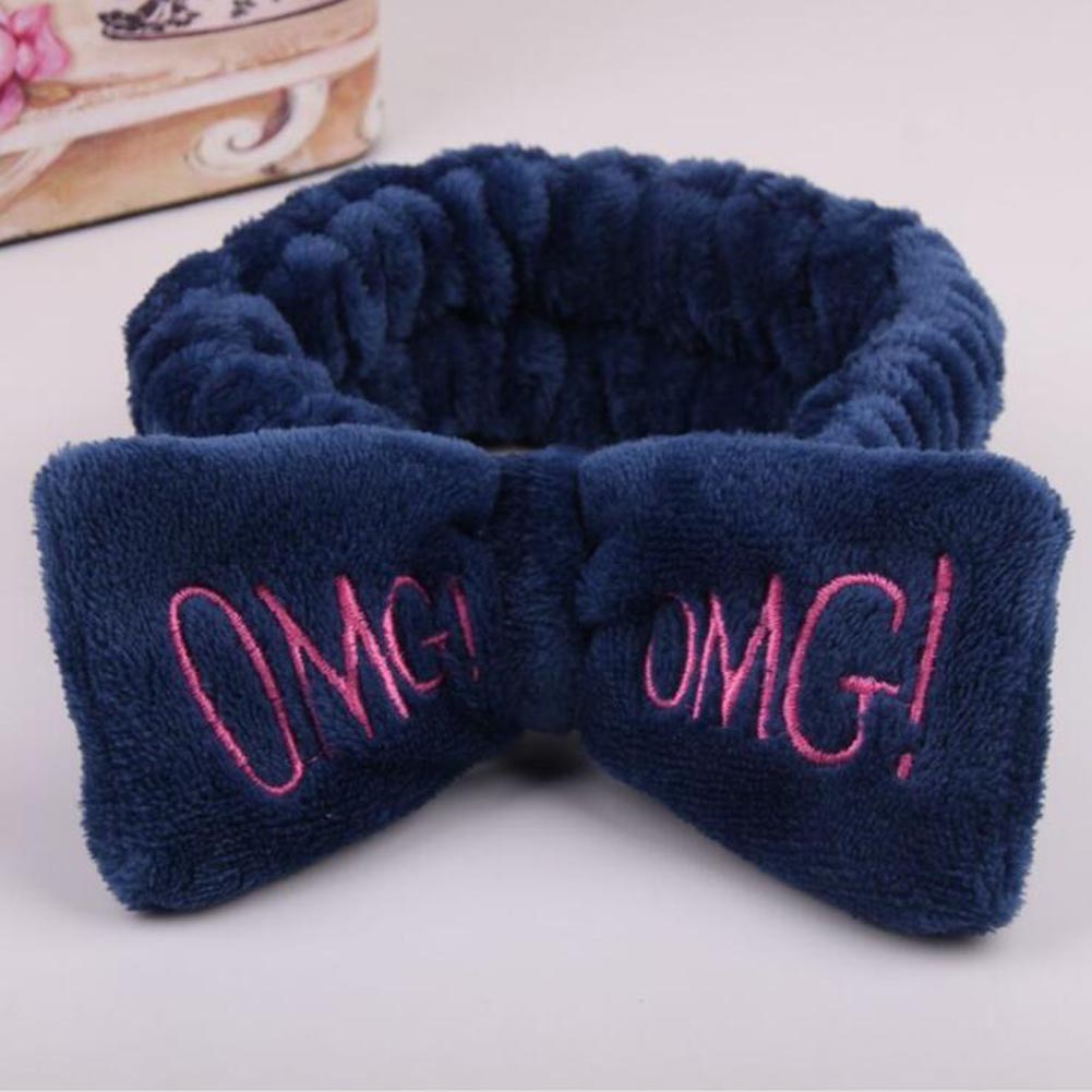 New Arrival Women Head Wrap Soft Coral Fleece Makeup Headband