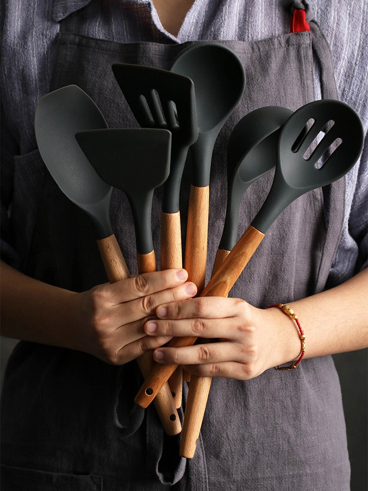 1Pcs/Set Silicone Cooking Utensils kitchen Accessories
