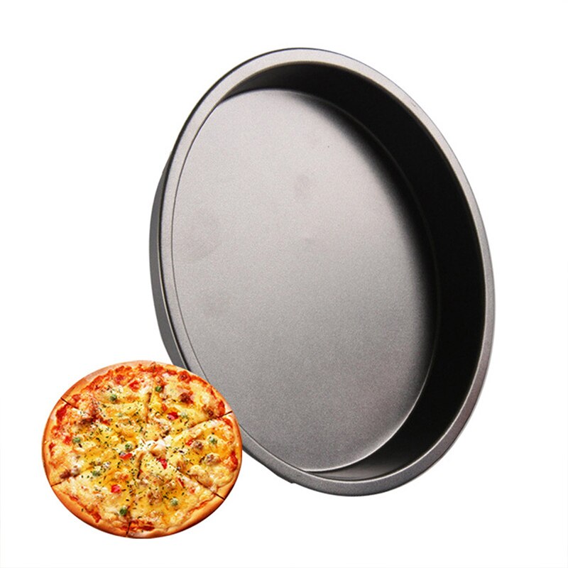 3pcs Non-Stick Carbon Steel Pizza Pan Oven Baking Trays Mold