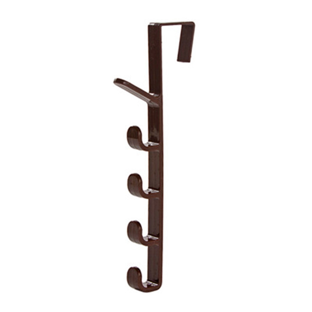 Plastic Home Storage Organization Hooks Rails Bedroom Door Hanger