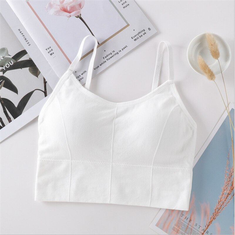 Seamless Strap Chest Wrapped Female Student Underwear Tube Top