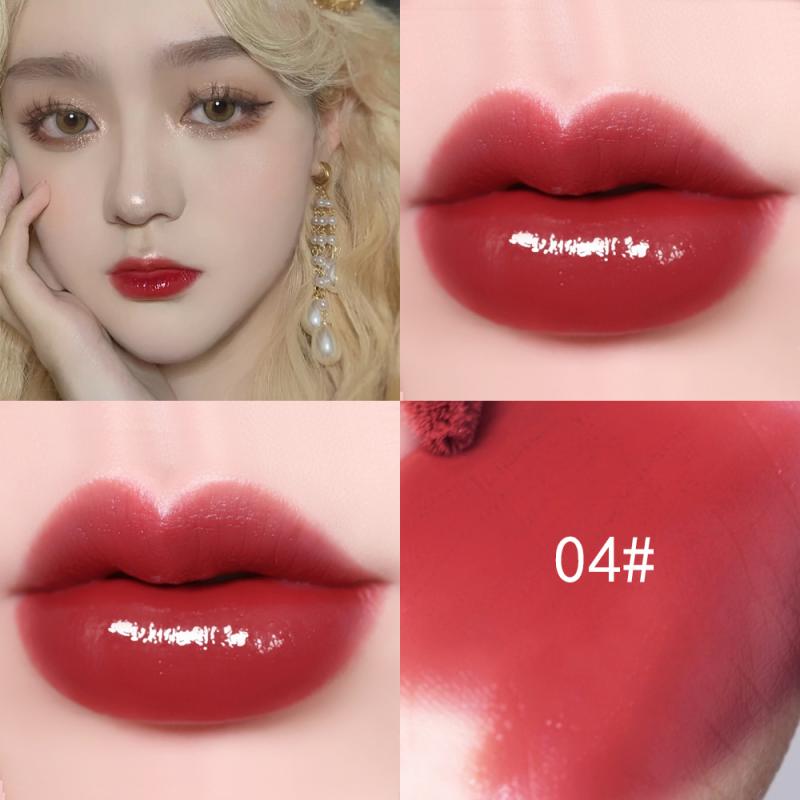 10Colors Pearlescent Lipstick Non-stick Waterproof Lip Glaze Long-lasting Matte Lip Gloss