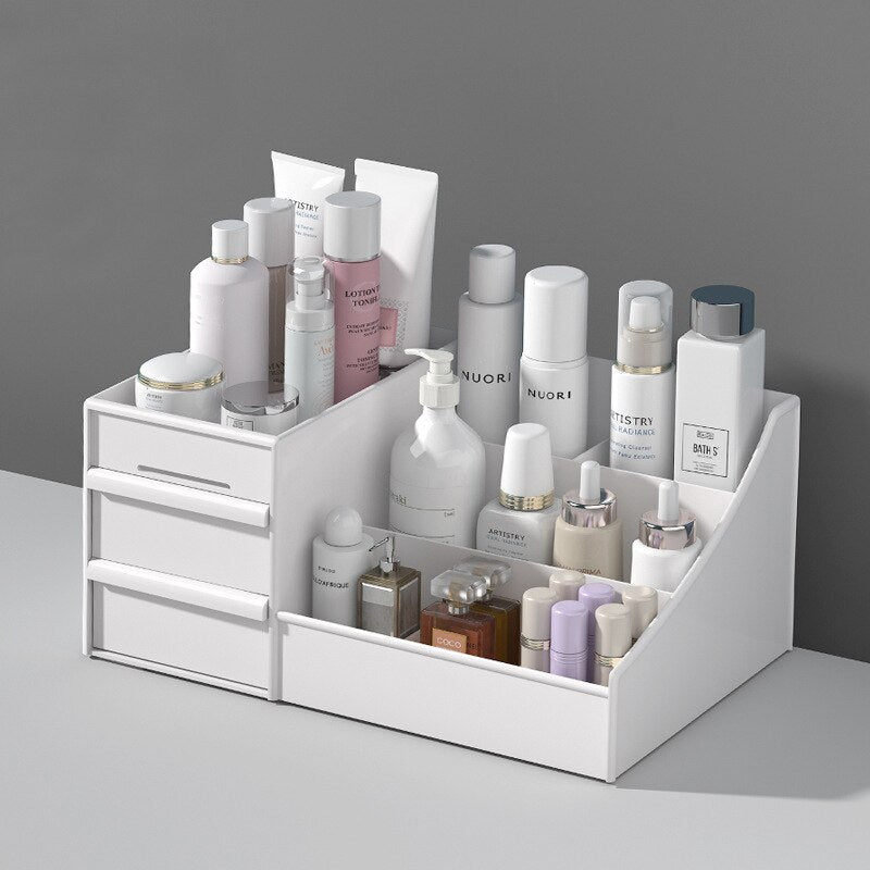 1pcs Large Capacity Cosmetic Storage Box Pencil Drawer Organizer