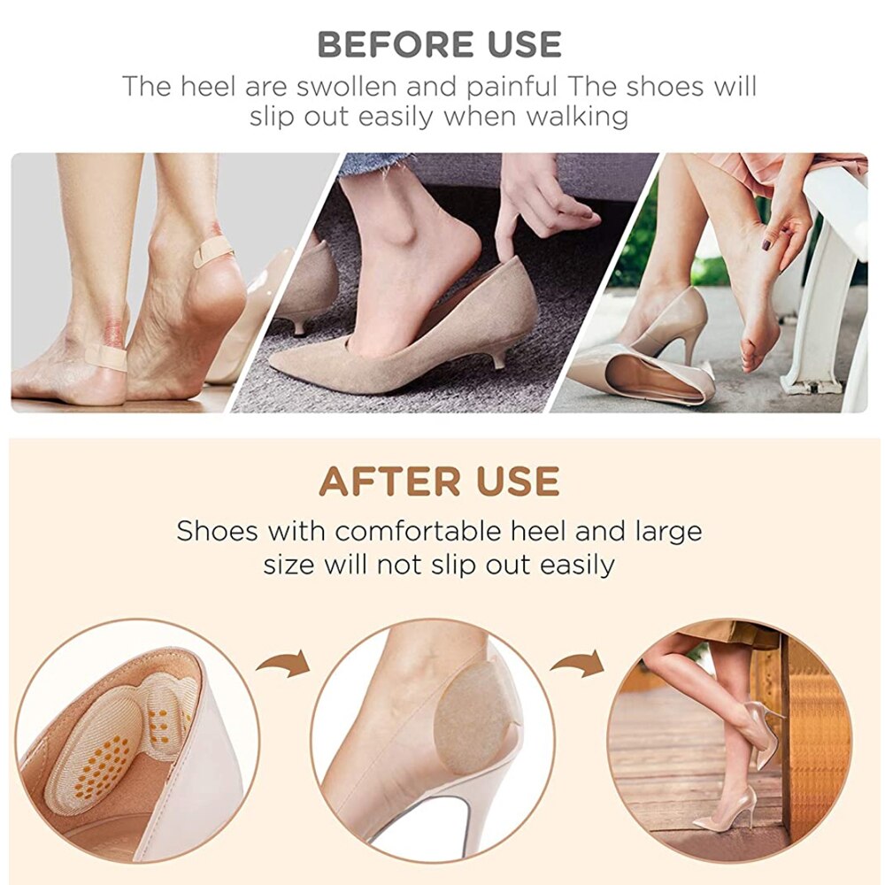 Silicone Heel Pads for Women