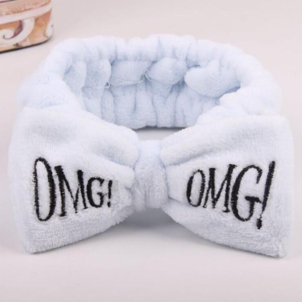 New Arrival Women Head Wrap Soft Coral Fleece Makeup Headband