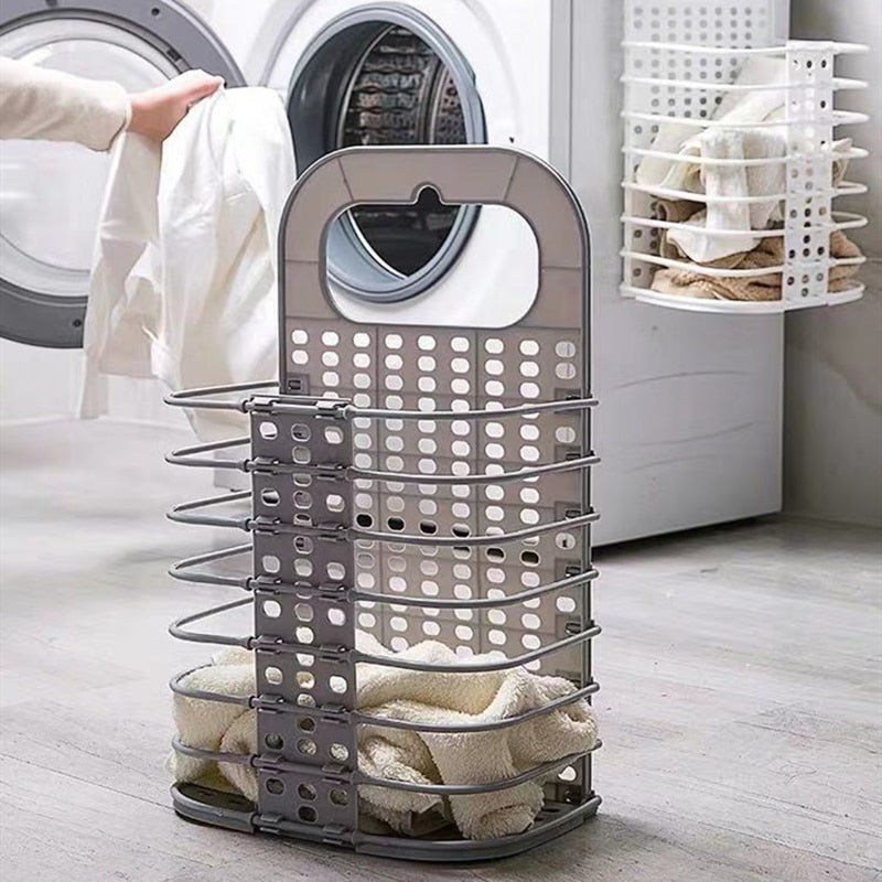 Laundry organizer basket dirty laundry hamper Collapsible home laundry basket Space Saving storage basket