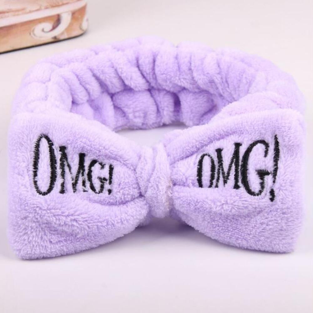 New Arrival Women Head Wrap Soft Coral Fleece Makeup Headband