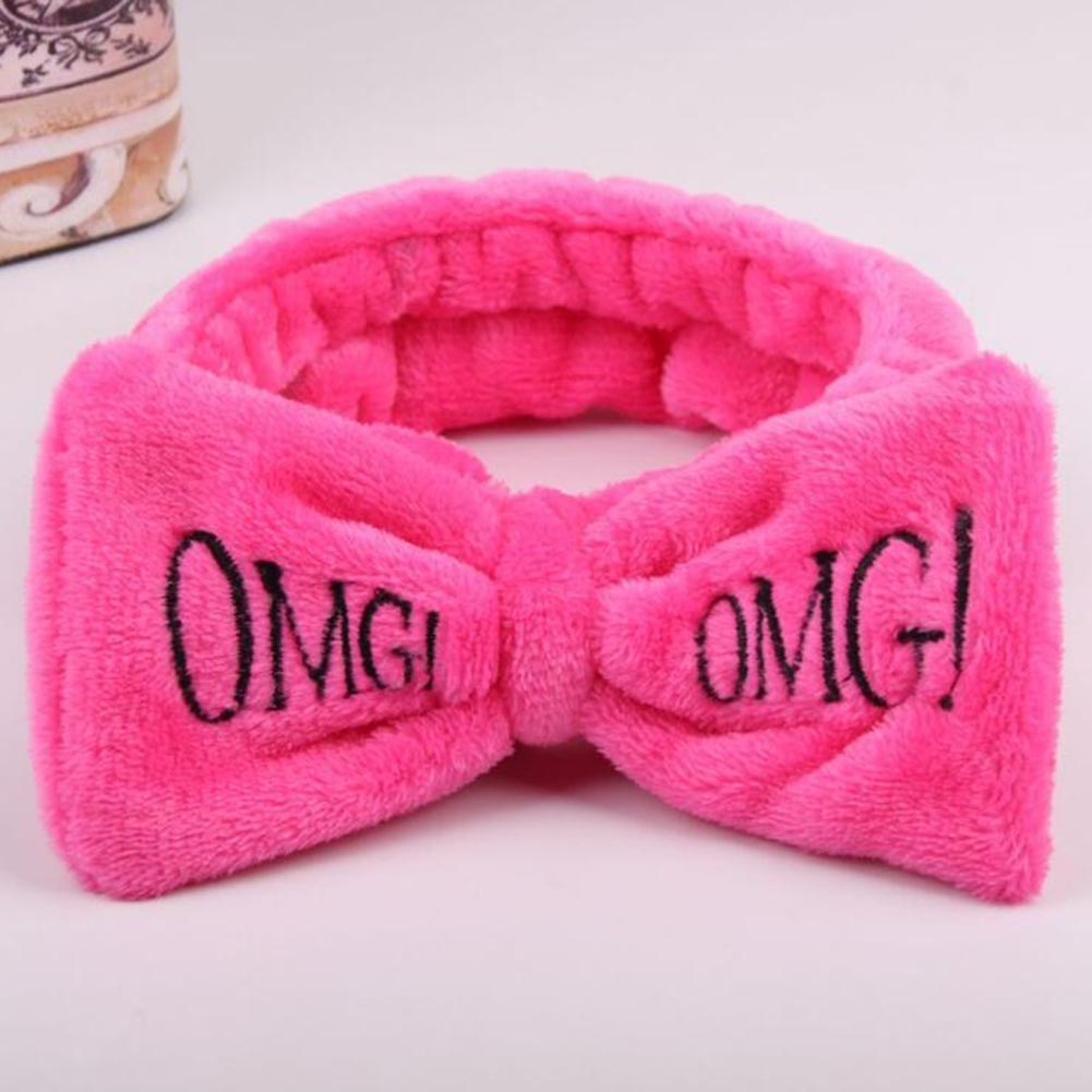 New Arrival Women Head Wrap Soft Coral Fleece Makeup Headband