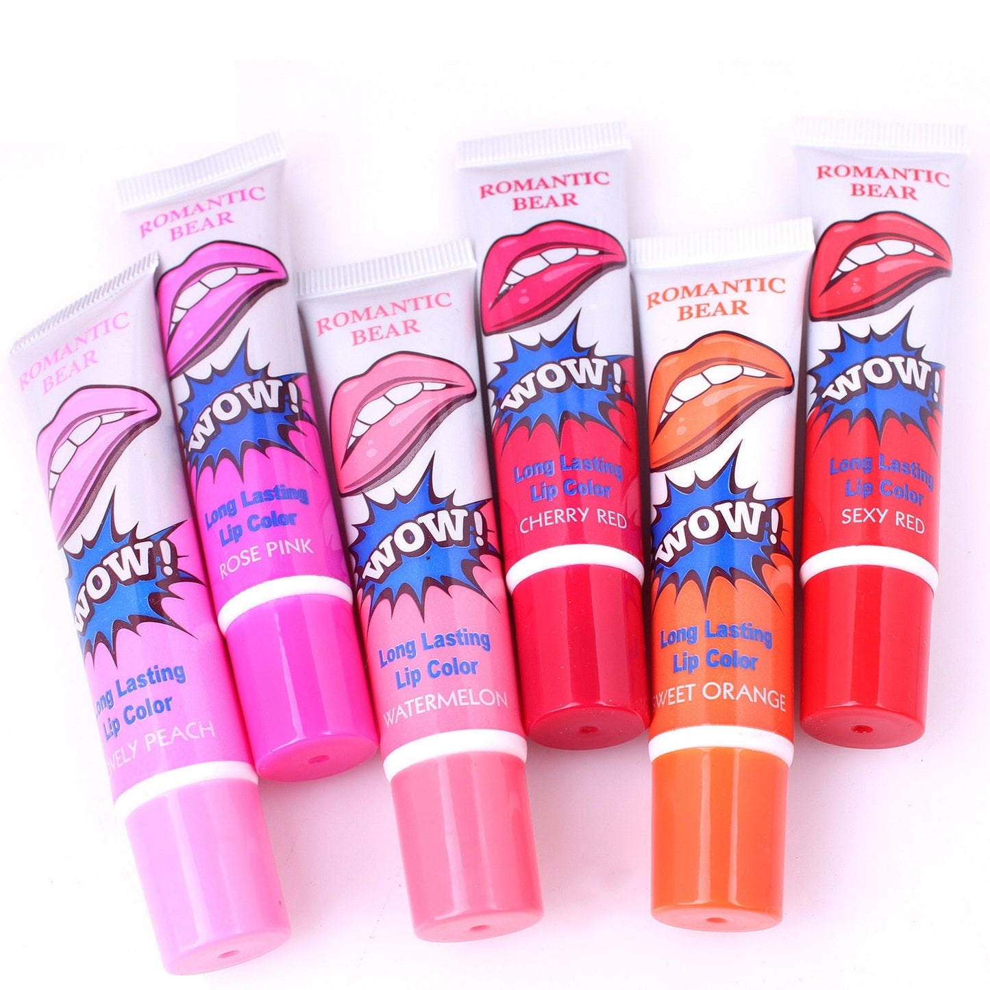 6 Colors Amazing Peel Off Liquid Lipstick Waterproof Long Lasting Lip Gloss Tint