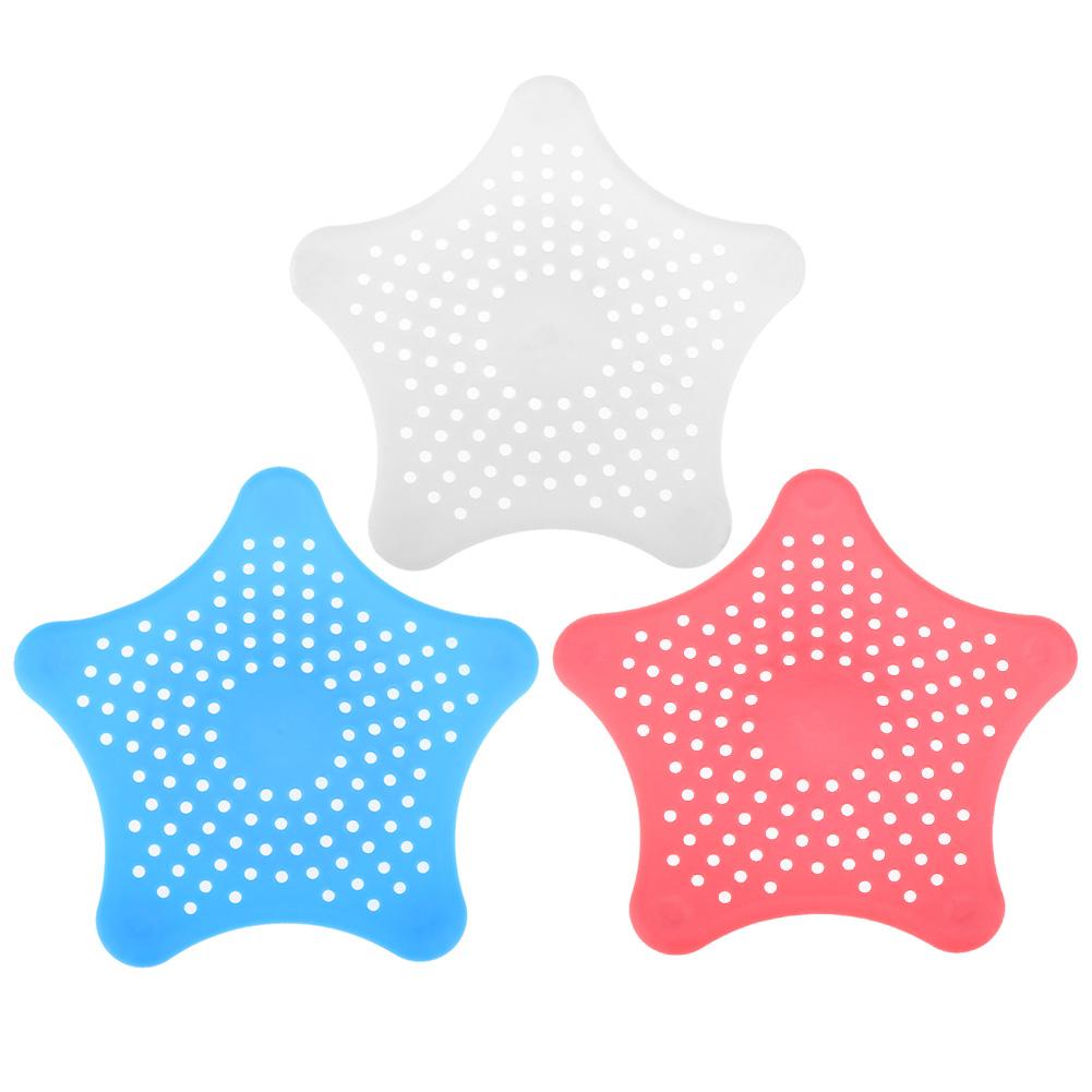 Soft Sea Star Shape Drain Bath Hair Catcher