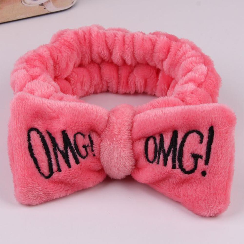 New Arrival Women Head Wrap Soft Coral Fleece Makeup Headband