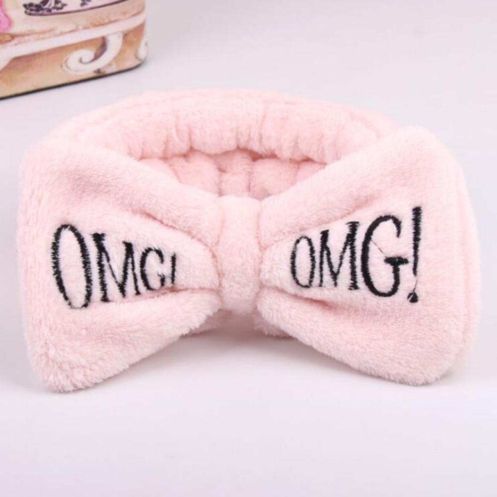 New Arrival Women Head Wrap Soft Coral Fleece Makeup Headband