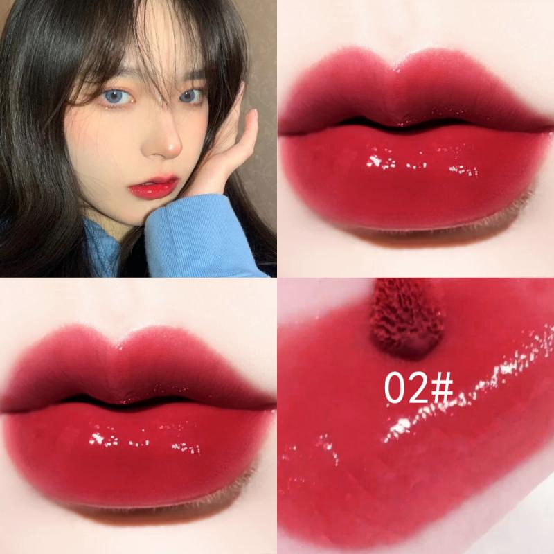 10Colors Pearlescent Lipstick Non-stick Waterproof Lip Glaze Long-lasting Matte Lip Gloss