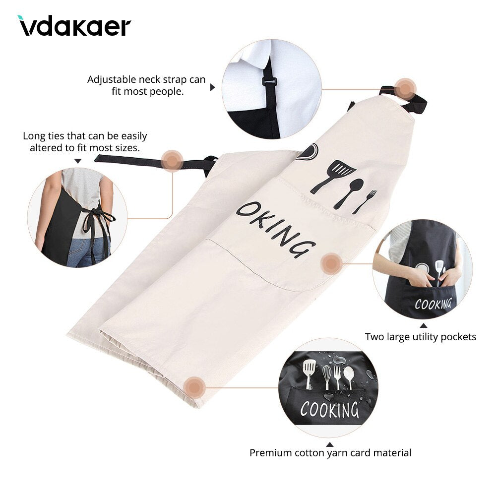Kitchen Cooking Sleeveless Baking Chefs Kitchen Cooking BBQ Apron